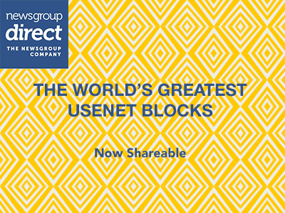 Shareable Usenet Blocks